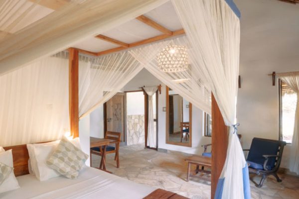 Manta Resort Garden room Schlafzimmer